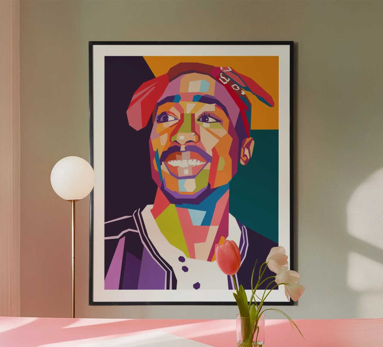 Tupac Shakur hip hop legend poster by Hantamrata