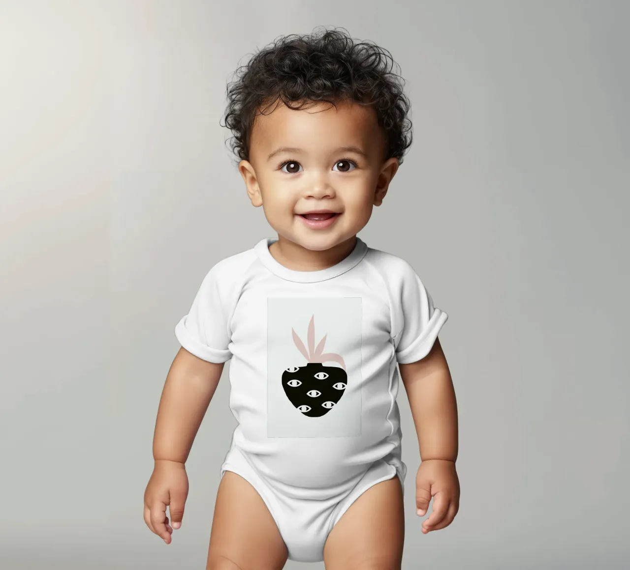 Phyllida body neonato maniche corte da Charlotte Winter