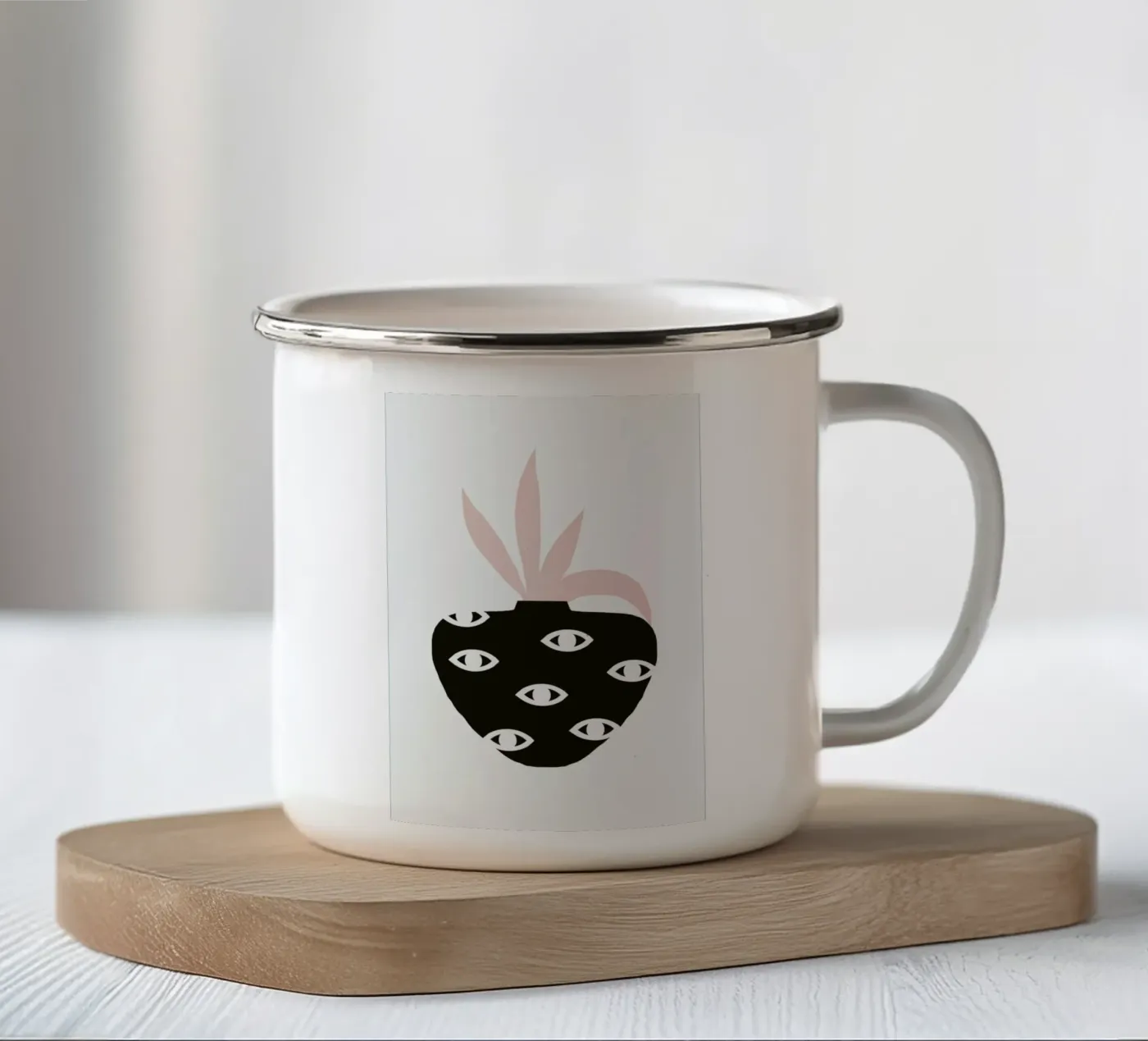 Phyllida tazza in smalto da Charlotte Winter