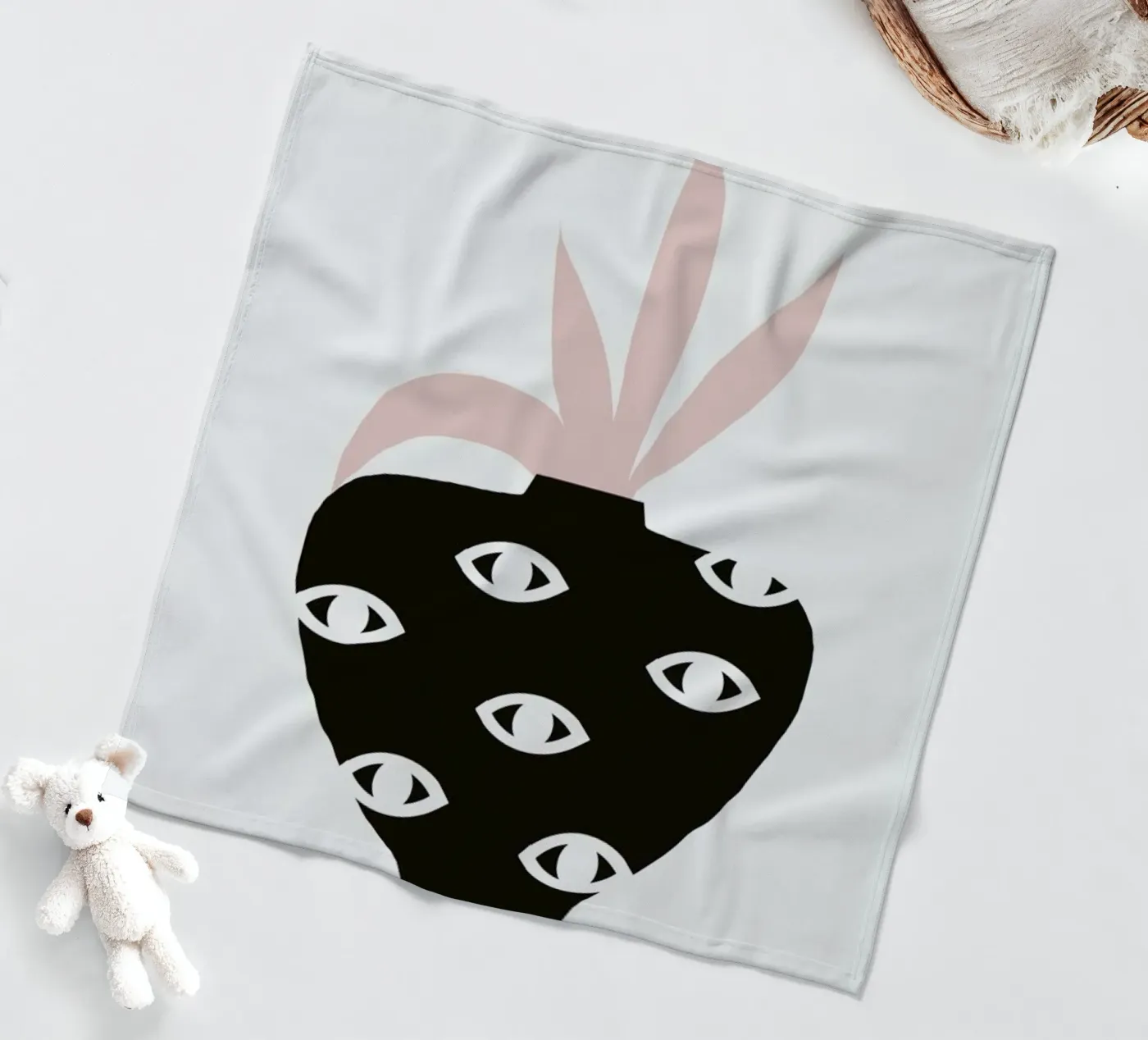 Phyllida fleece blanket by Charlotte Winter