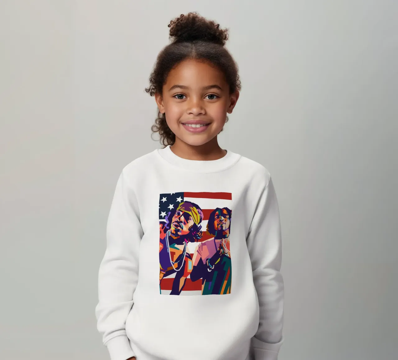 Outkast hip-hop pop art felpa bambino da Hantamrata