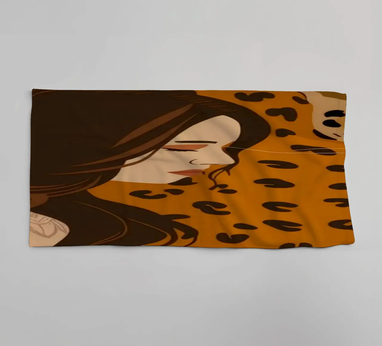 Omhelzing van de wilde jungle badhanddoek van Atelier Tiga