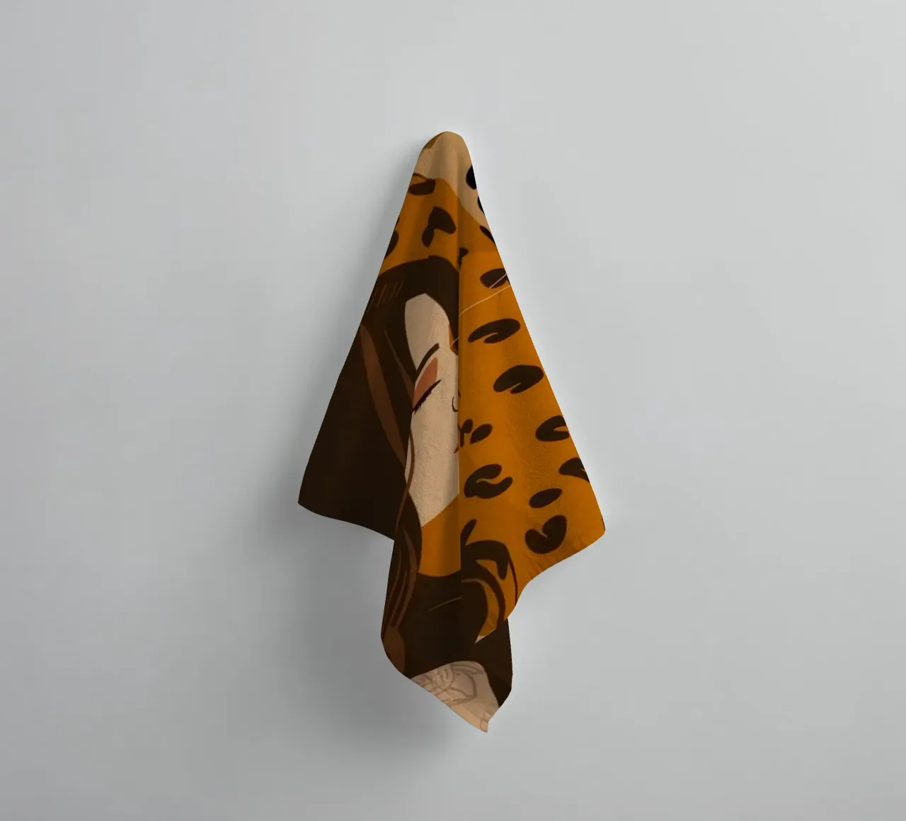 Omhelzing van de wilde jungle badhanddoek van Atelier Tiga