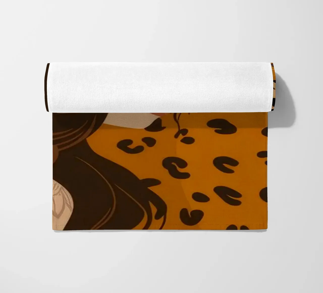Wild Jungle Embrace beach towel by Atelier Tiga