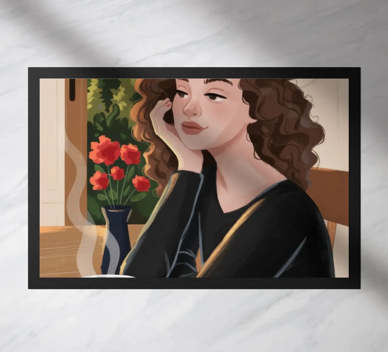 Momento caffè accogliente zerbino da Atelier Tiga