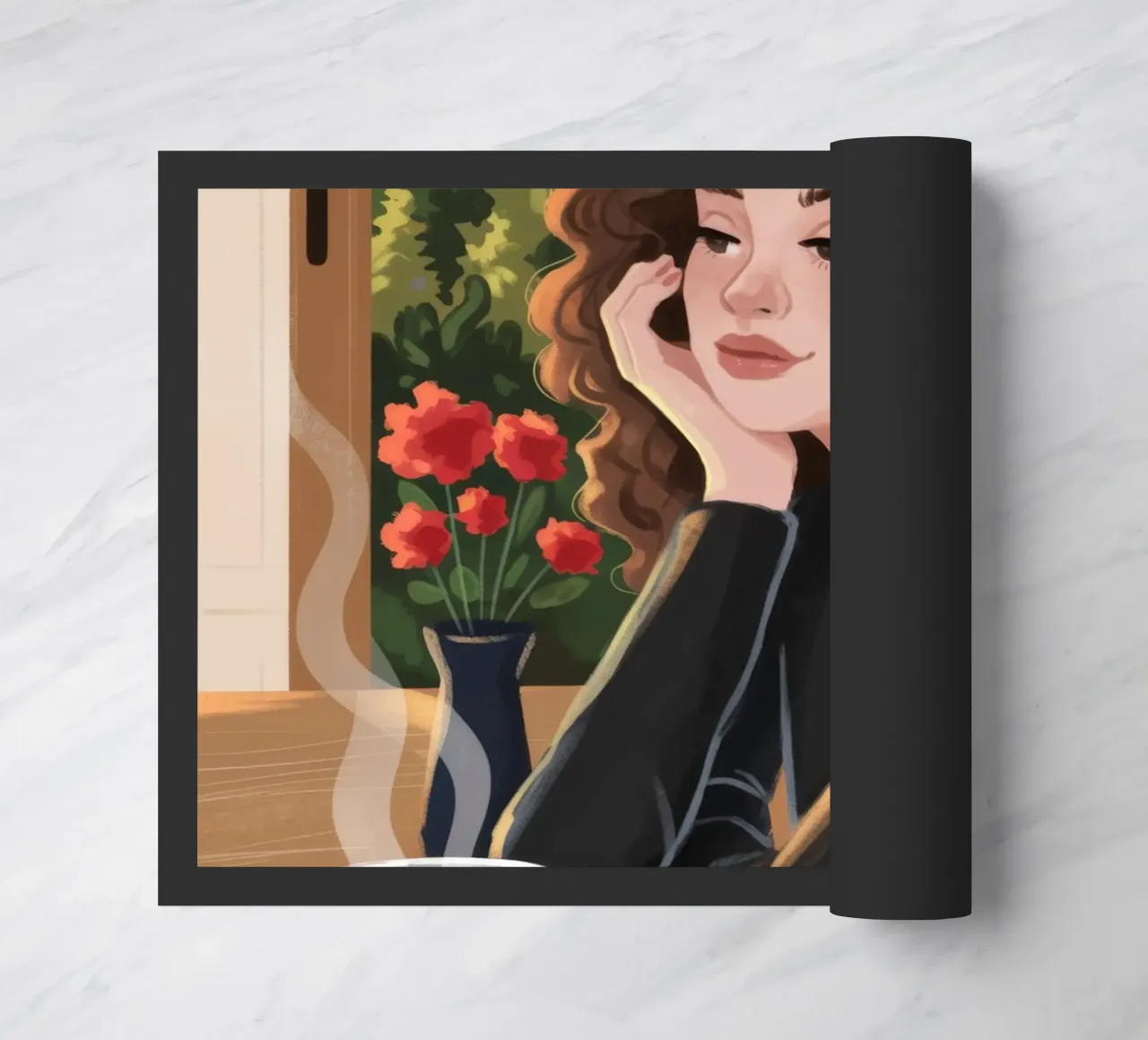 Momento caffè accogliente zerbino da Atelier Tiga