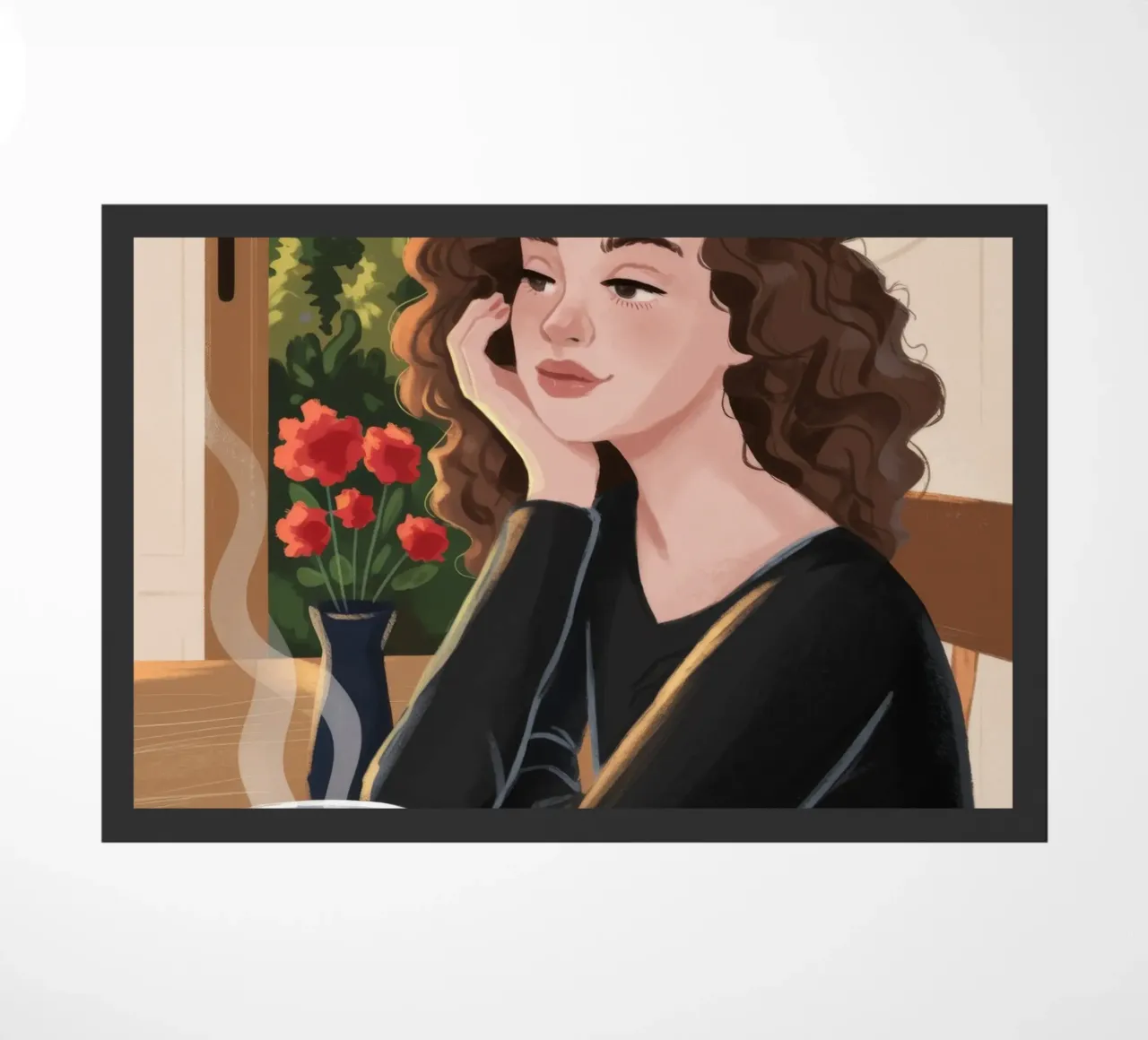 Momento caffè accogliente zerbino da Atelier Tiga