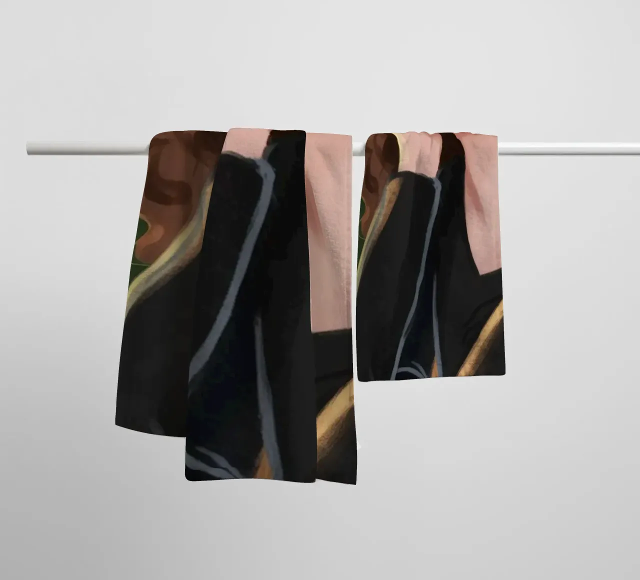 Momento caffè accogliente asciugamano da bagno da Atelier Tiga