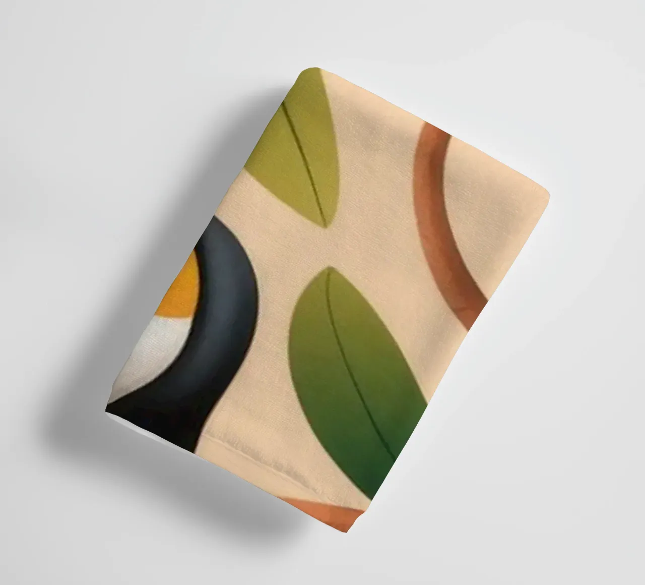 Tropical Bird Symphony towel by Atelier Tiga