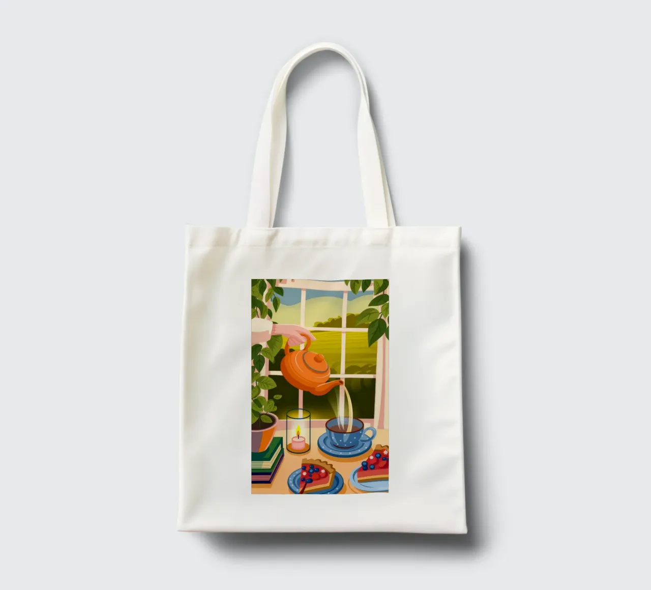 Rituale del tè mattutino borsa in juta da Atelier Tiga