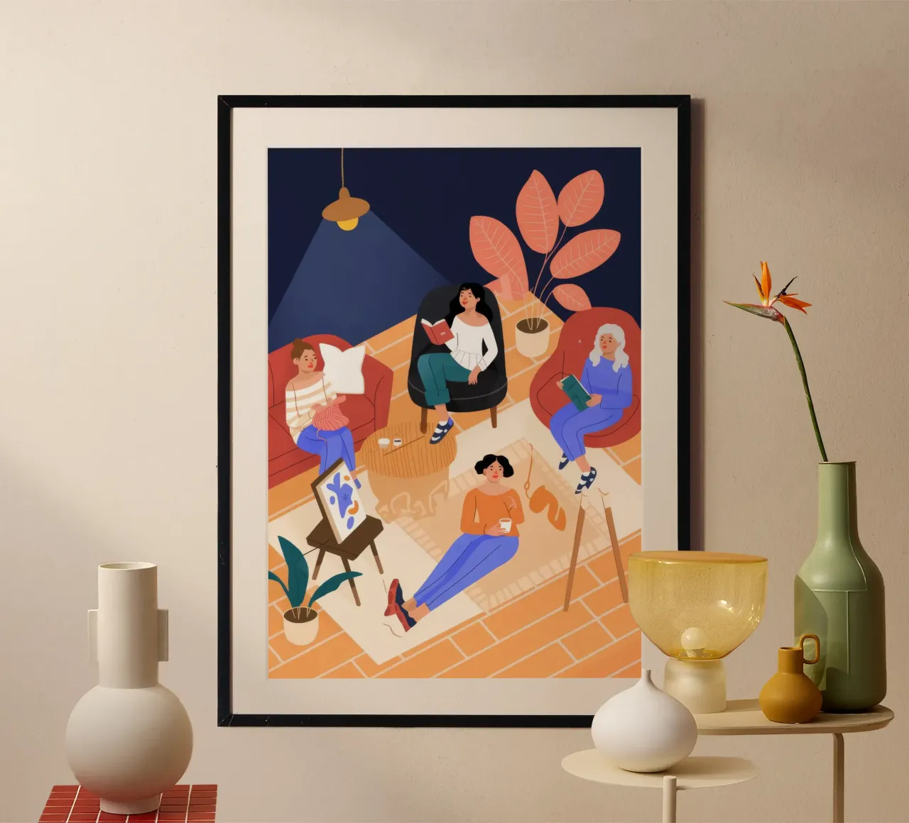 Delizia artistica di raccolta poster con telaio in alluminio da Atelier Tiga