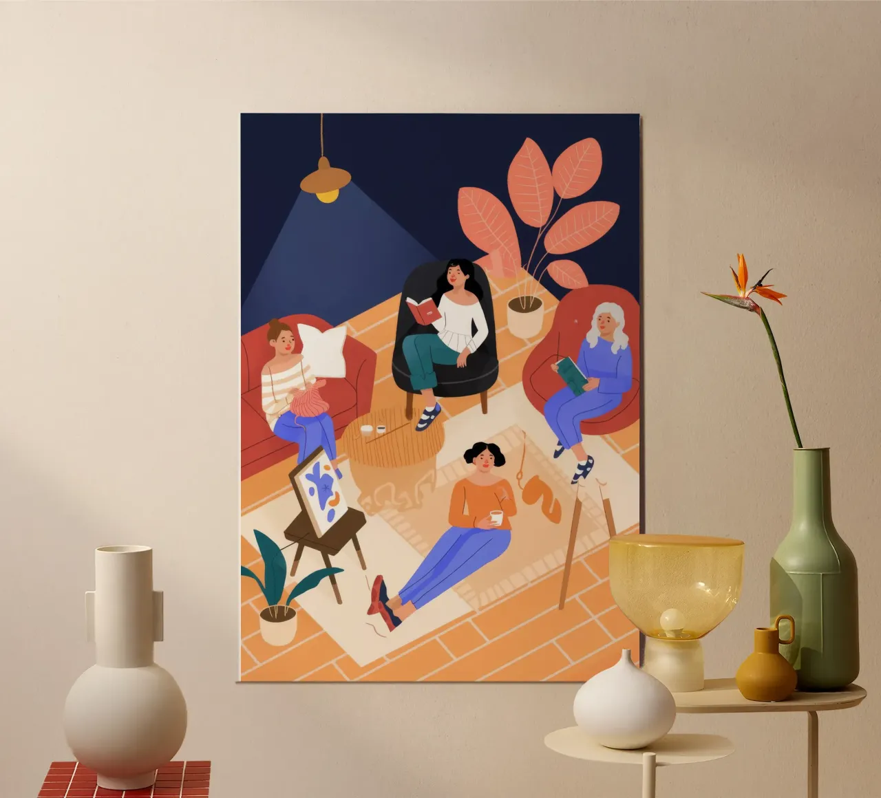 Delizia artistica di raccolta poster con telaio in alluminio da Atelier Tiga