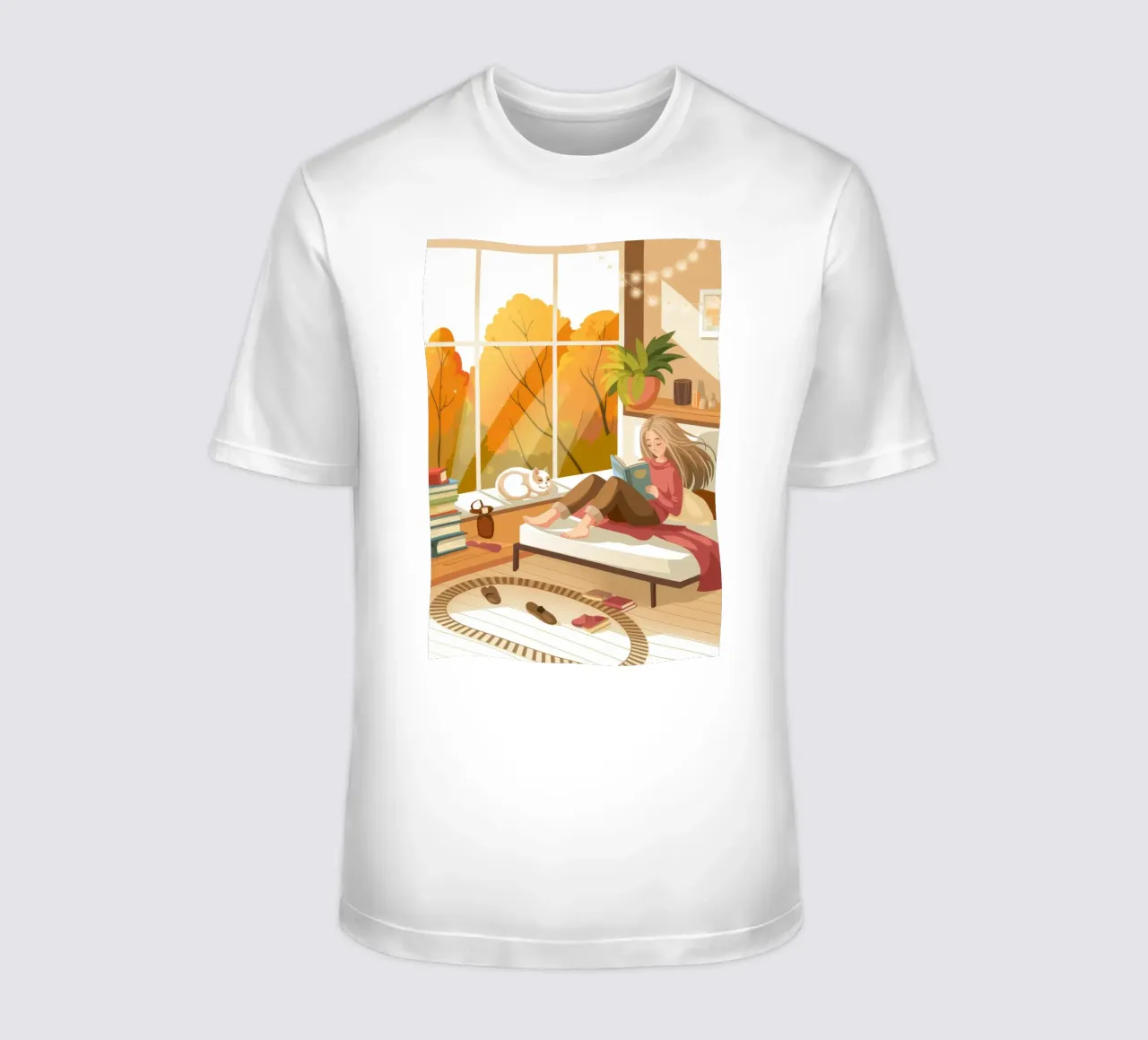 Autumnal Relaxation Harmony t-shirt by Atelier Tiga