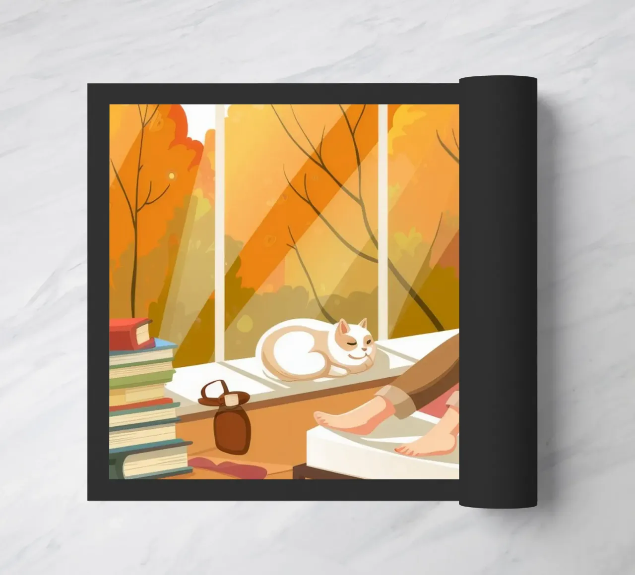 Autumnal Relaxation Harmony doormat by Atelier Tiga