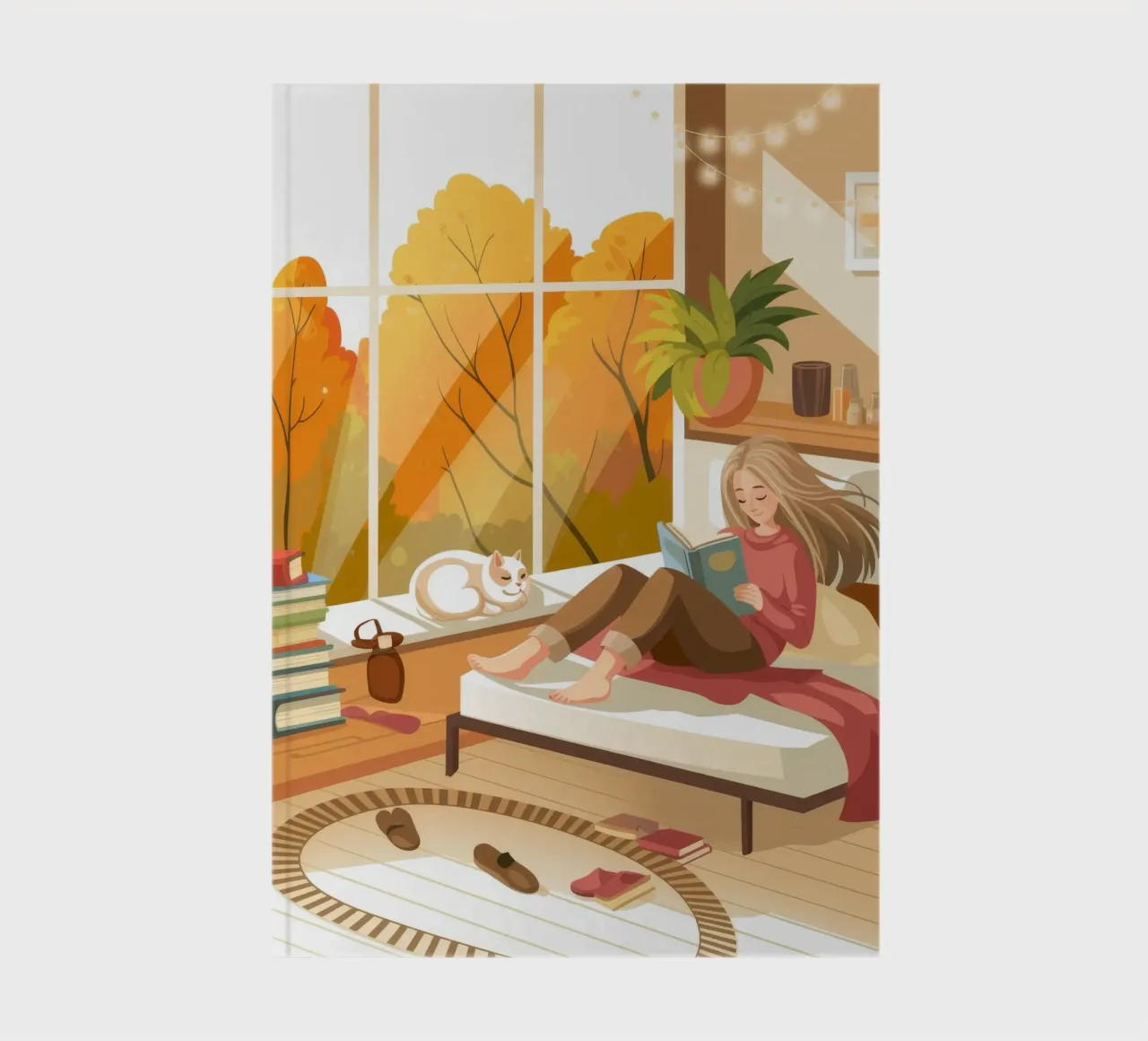 Relaxation automnale Harmonie carnet de notes de Atelier Tiga