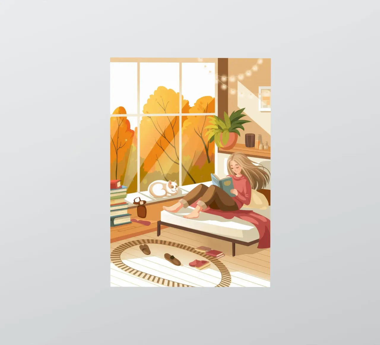 Autumnal Relaxation Harmony sticker by Atelier Tiga