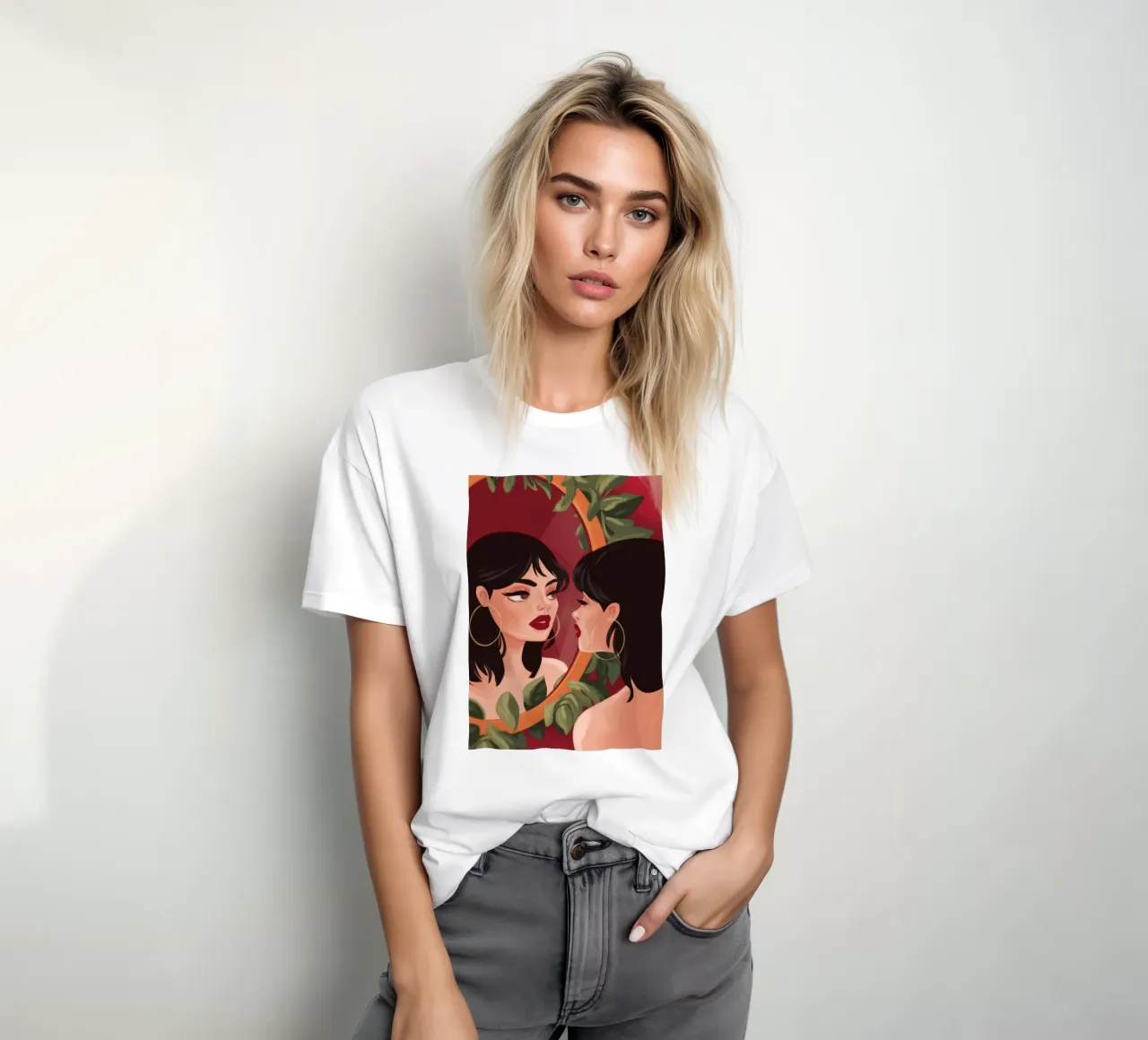 Connessione verde intima t-shirt da Atelier Tiga