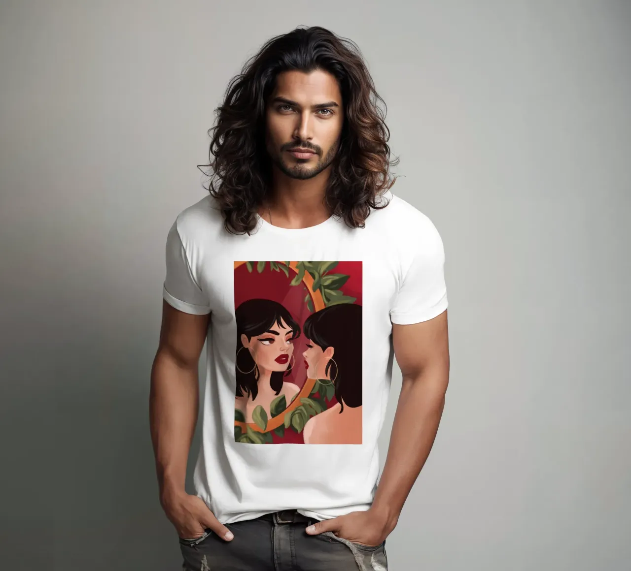 Connessione verde intima t-shirt da Atelier Tiga