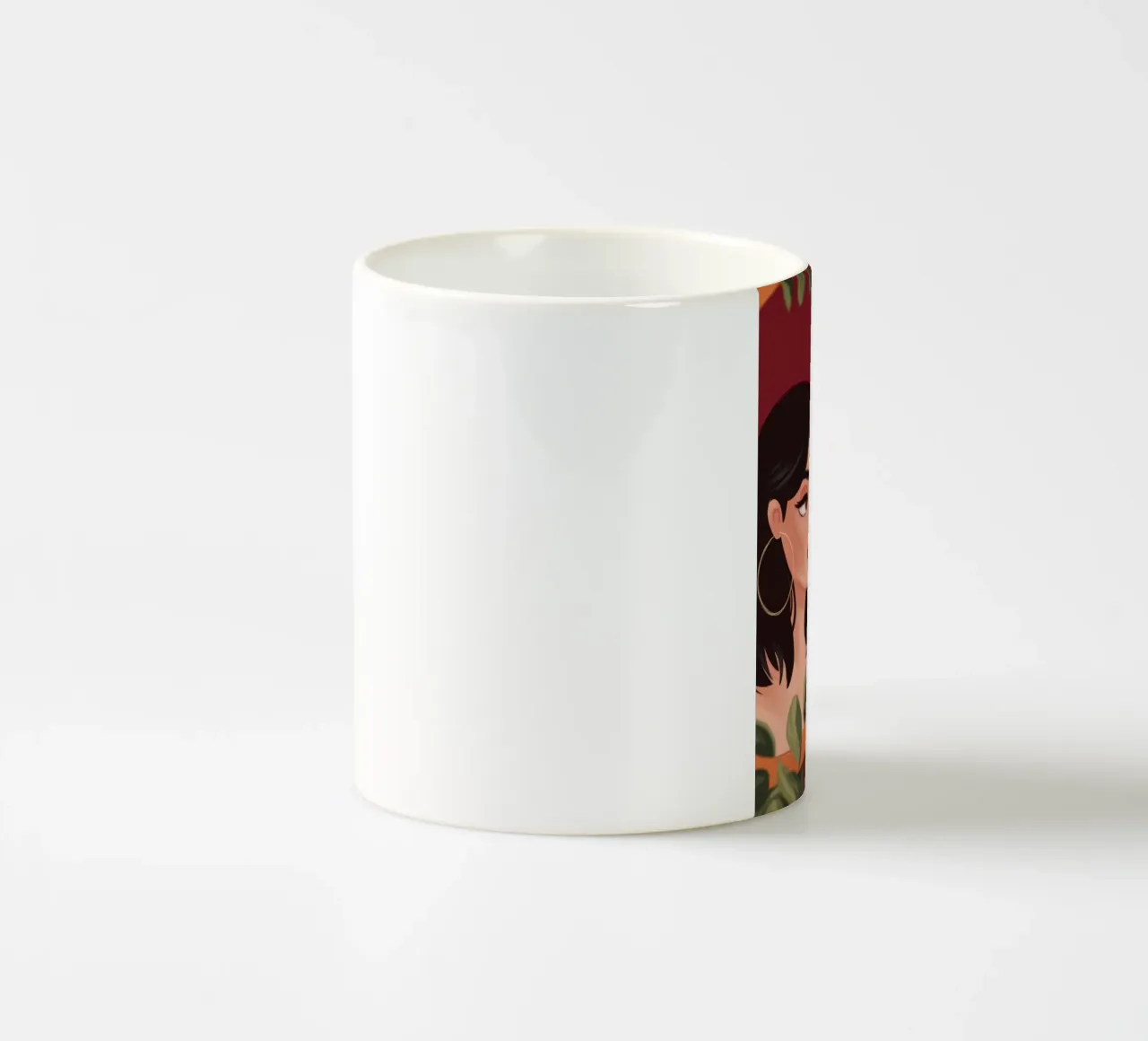 Connessione verde intima tazza in ceramica da Atelier Tiga