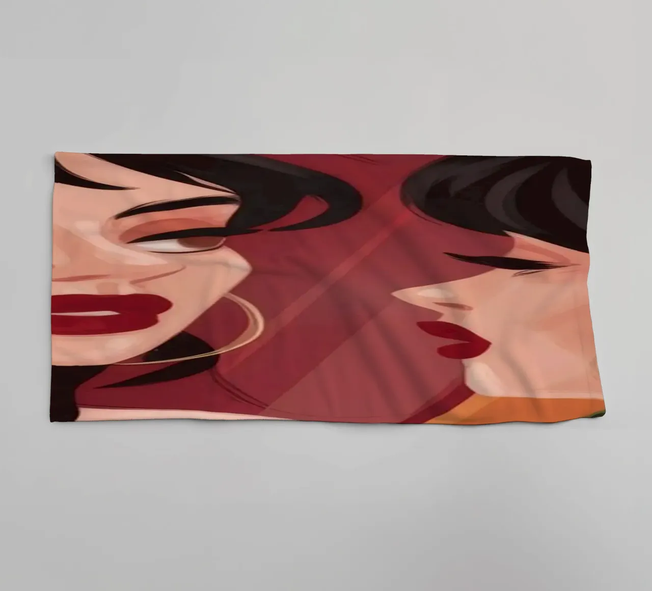 Intimate Green Connection towel by Atelier Tiga