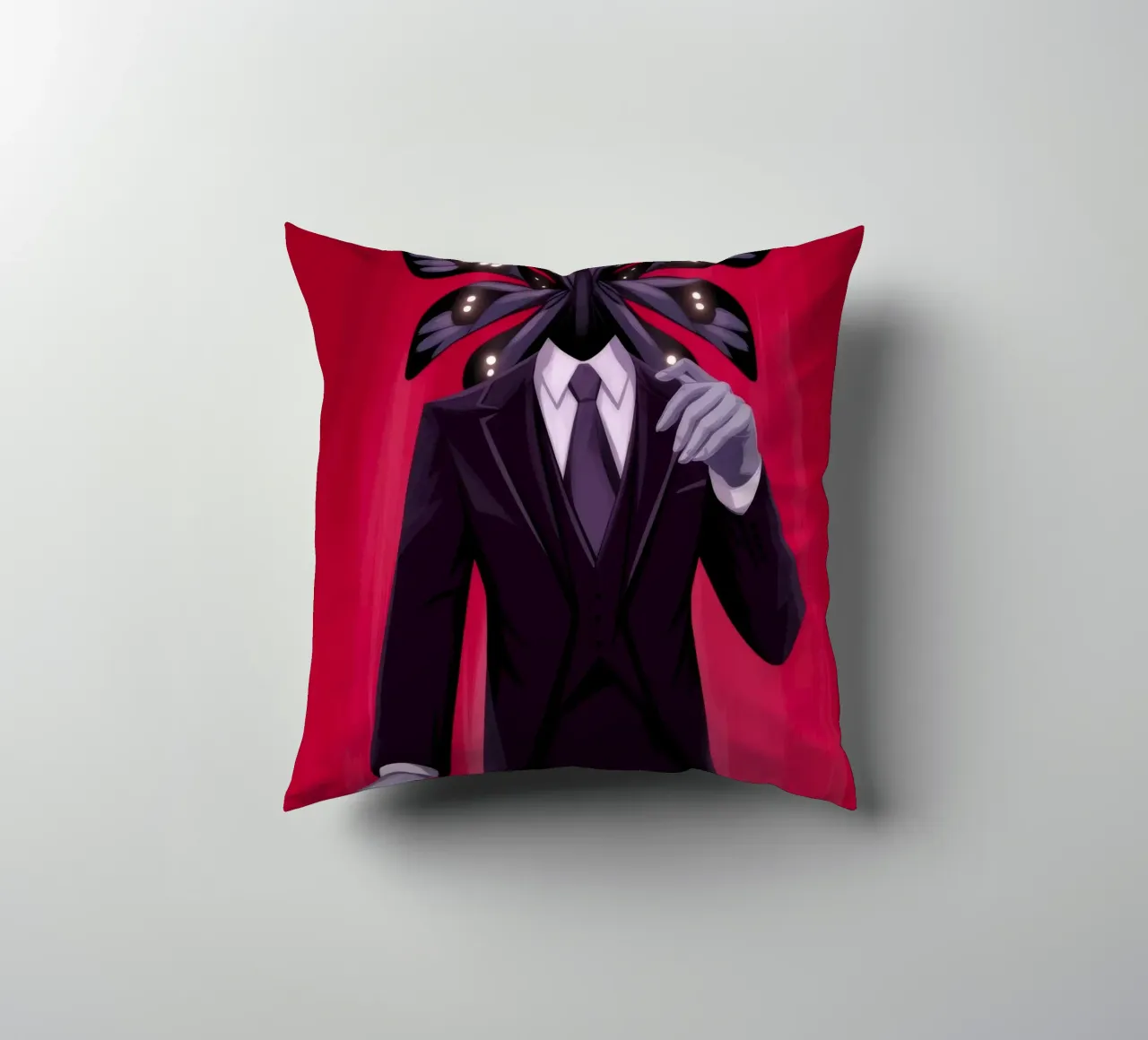 Butterfly Mask Transformation decorative cushion by Atelier Tiga