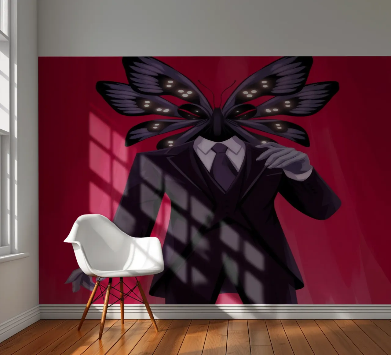 Butterfly Mask Transformation photo wallpaper by Atelier Tiga