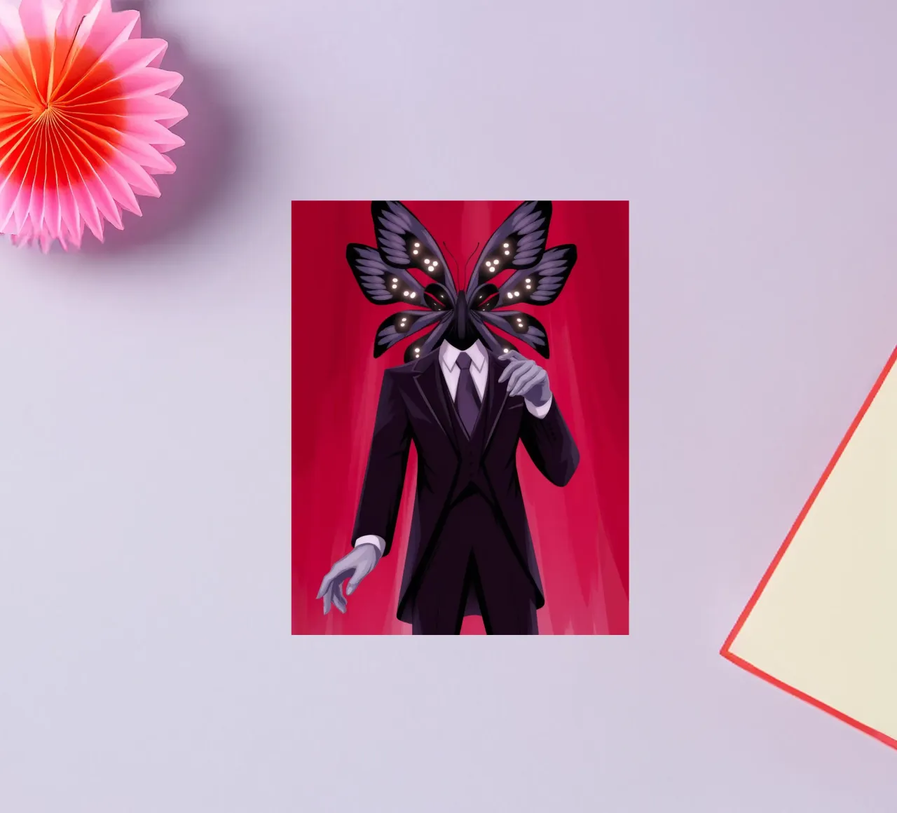 Butterfly Mask Transformation sticker by Atelier Tiga