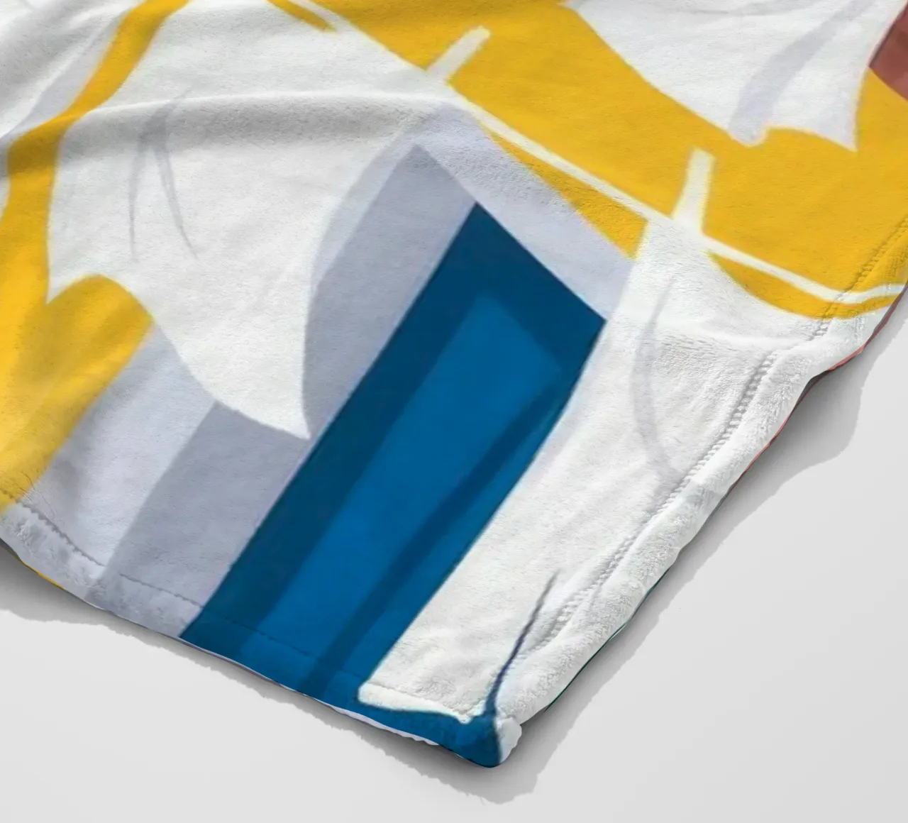Vibrant Urban Life fleece blanket by Atelier Tiga
