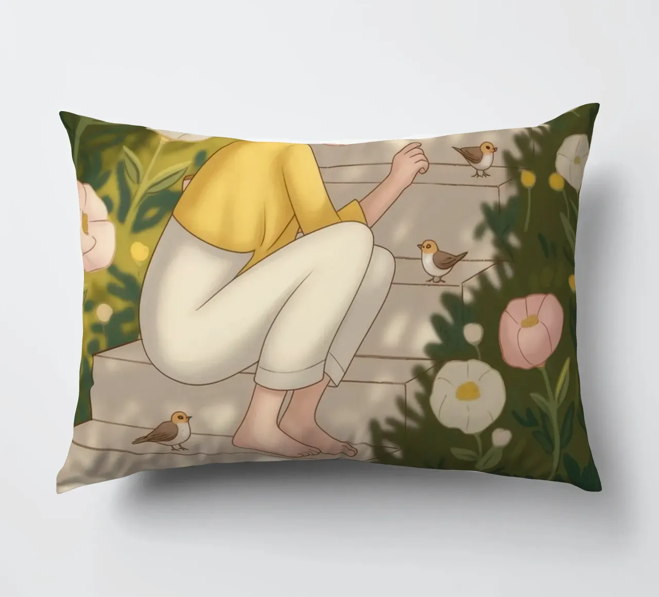 Momento di estrosità in giardino cuscino da Atelier Tiga