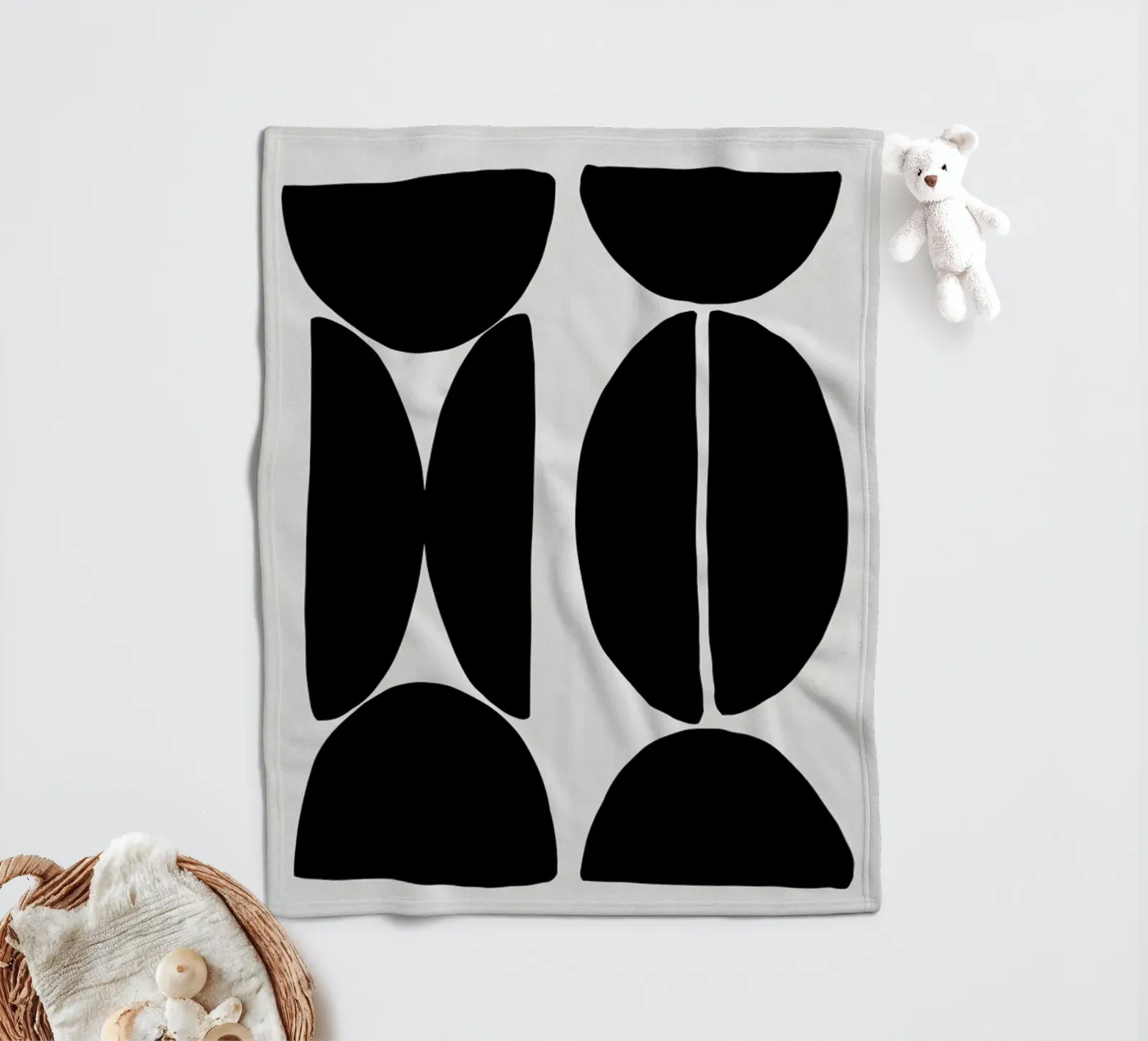 Coffee Bean Fleecedecke von Graphite