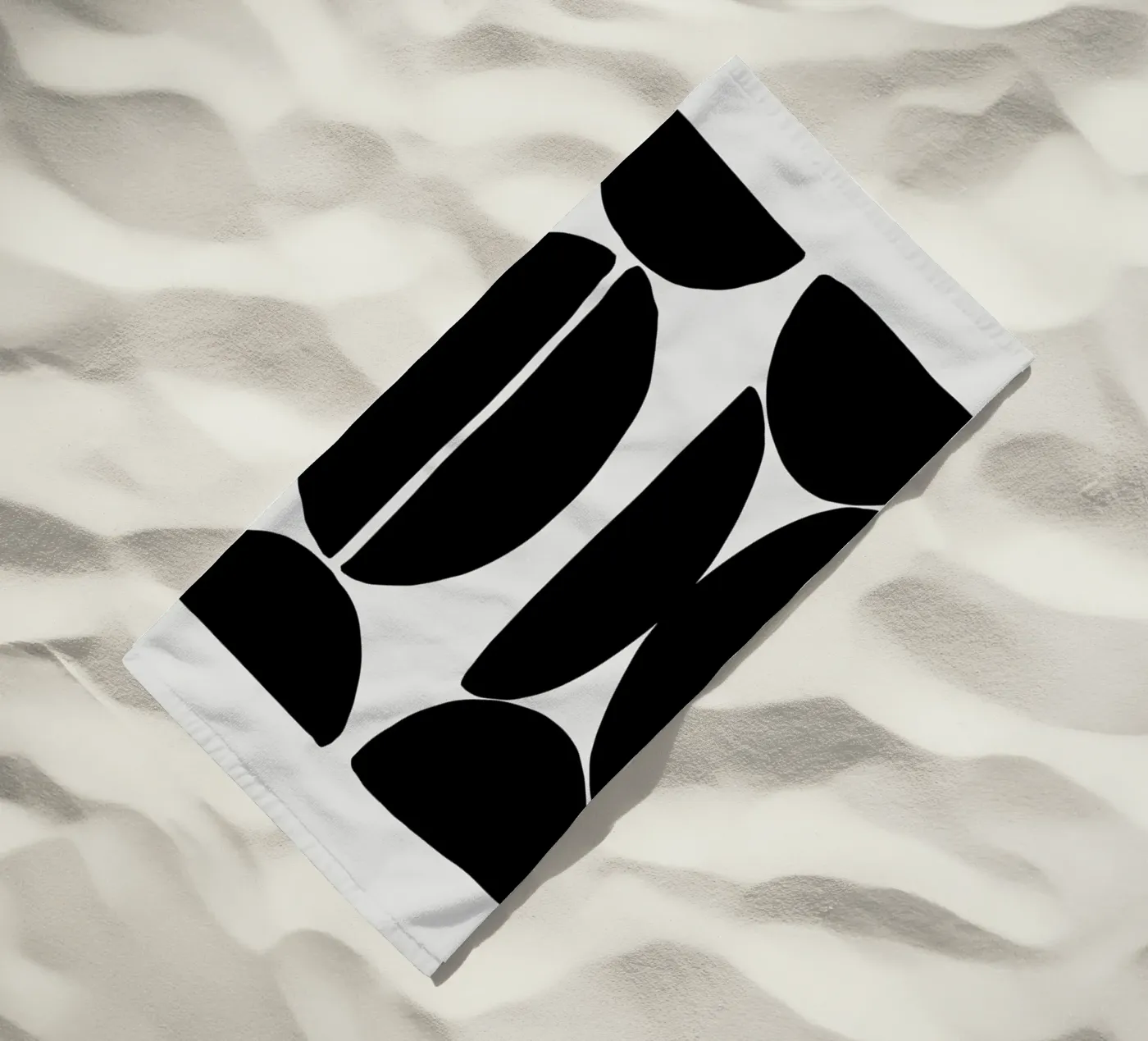 Coffee Bean serviette de plage de Graphite