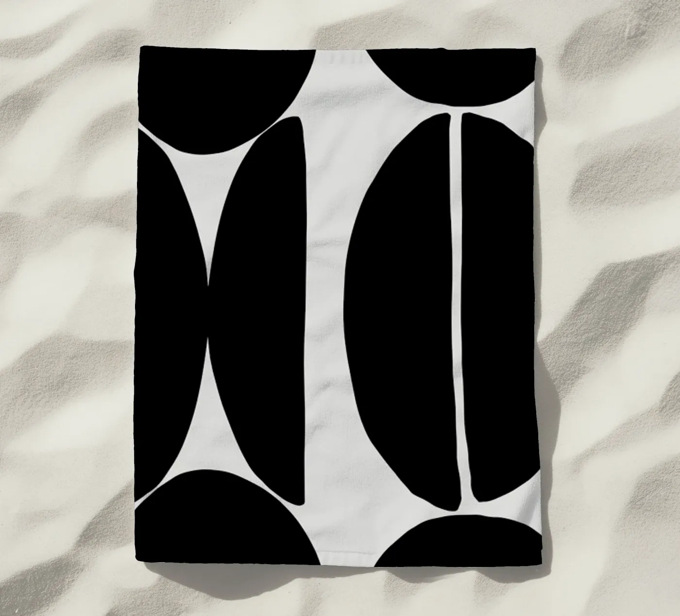 Coffee Bean serviette de plage de Graphite