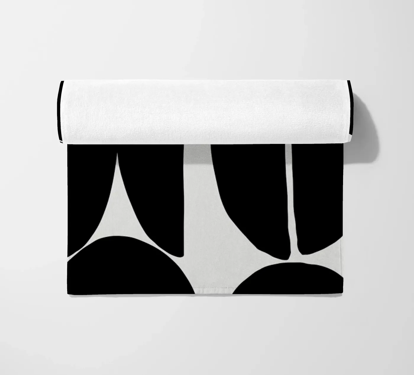 Coffee Bean serviette de plage de Graphite