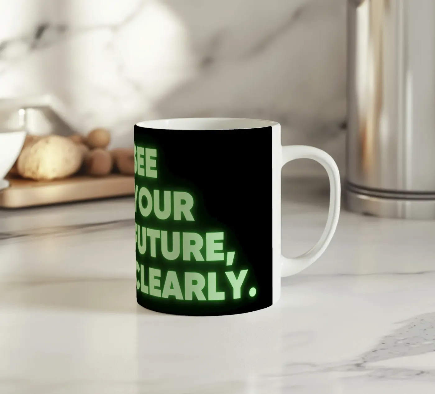future ceramic mug by pixelflow