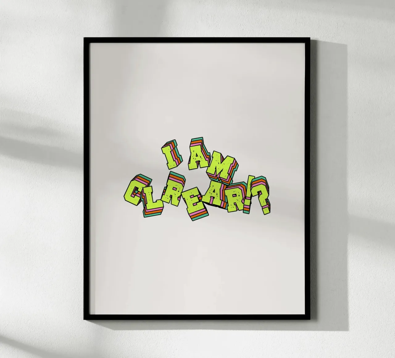 clearity poster da Ambition Wall