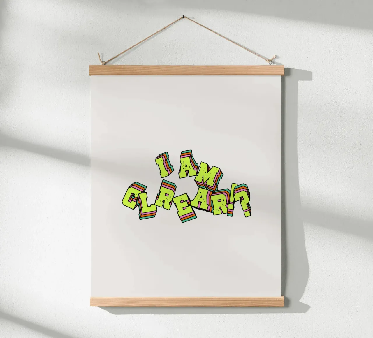 clearity poster da Ambition Wall