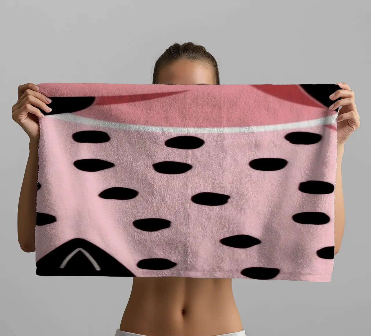 Fascino a pois in grassetto asciugamano da bagno da Atelier Tiga