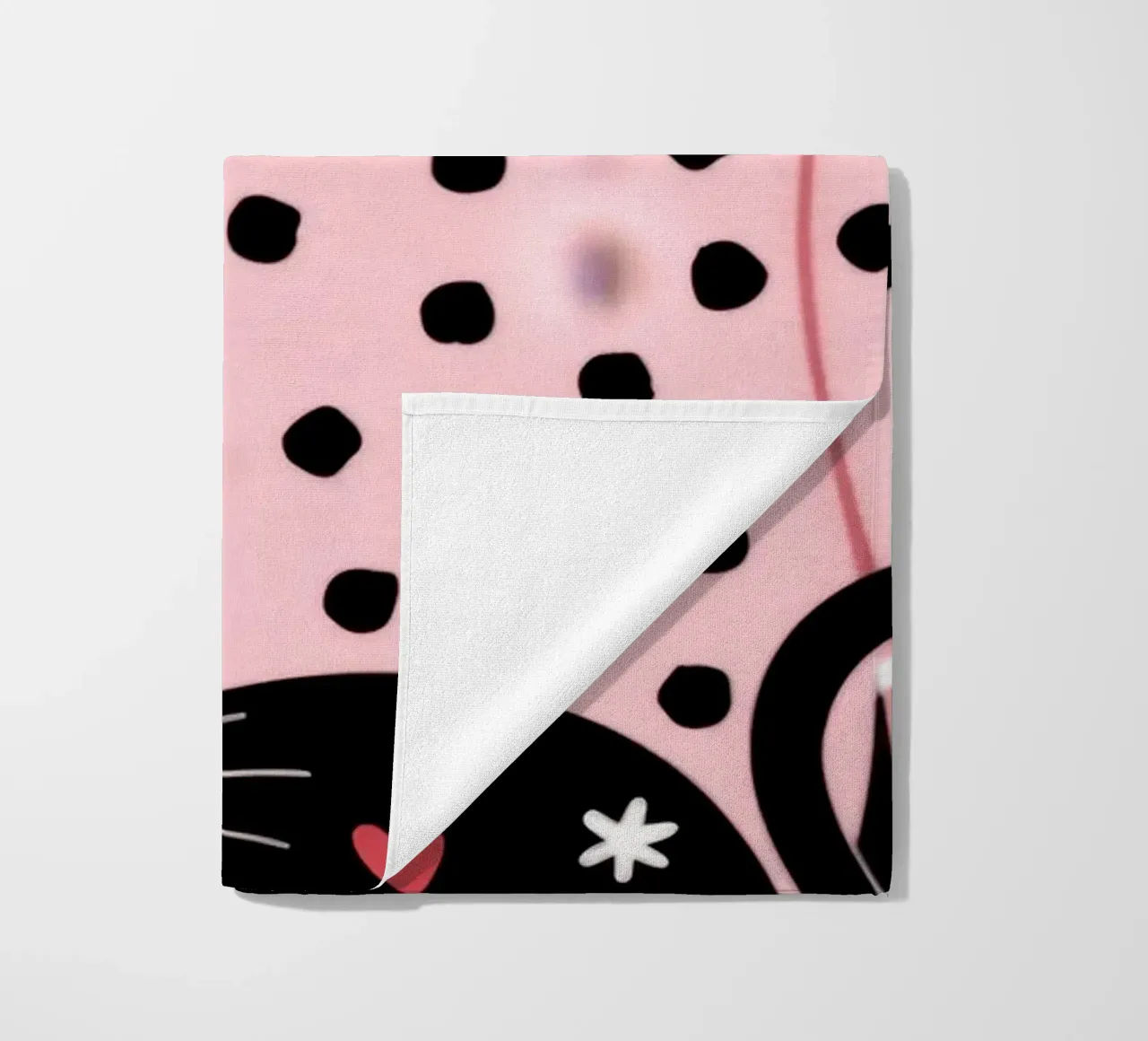 Fascino a pois in grassetto telo mare da Atelier Tiga