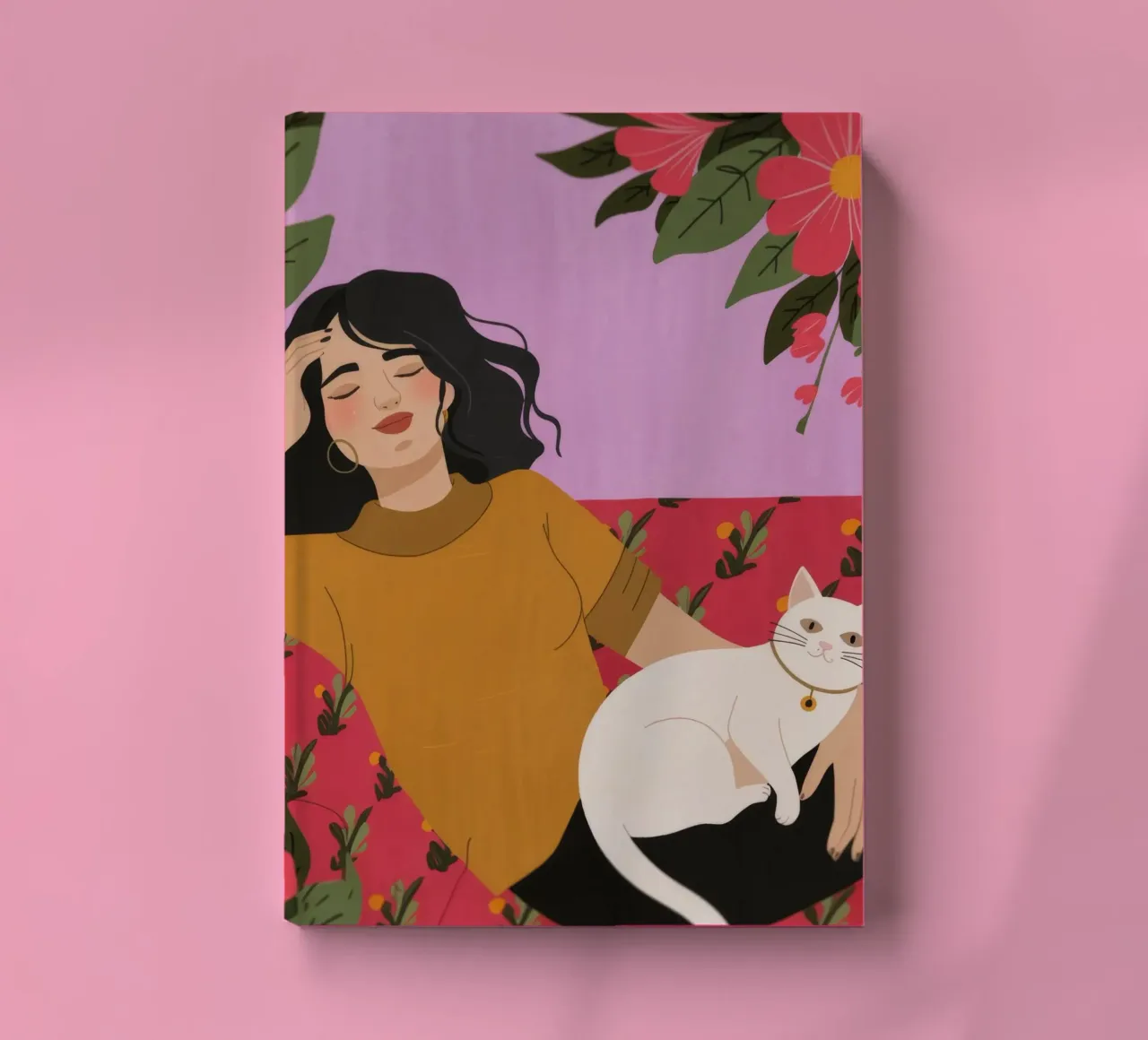 Harmonie florale détendue carnet de notes de Atelier Tiga