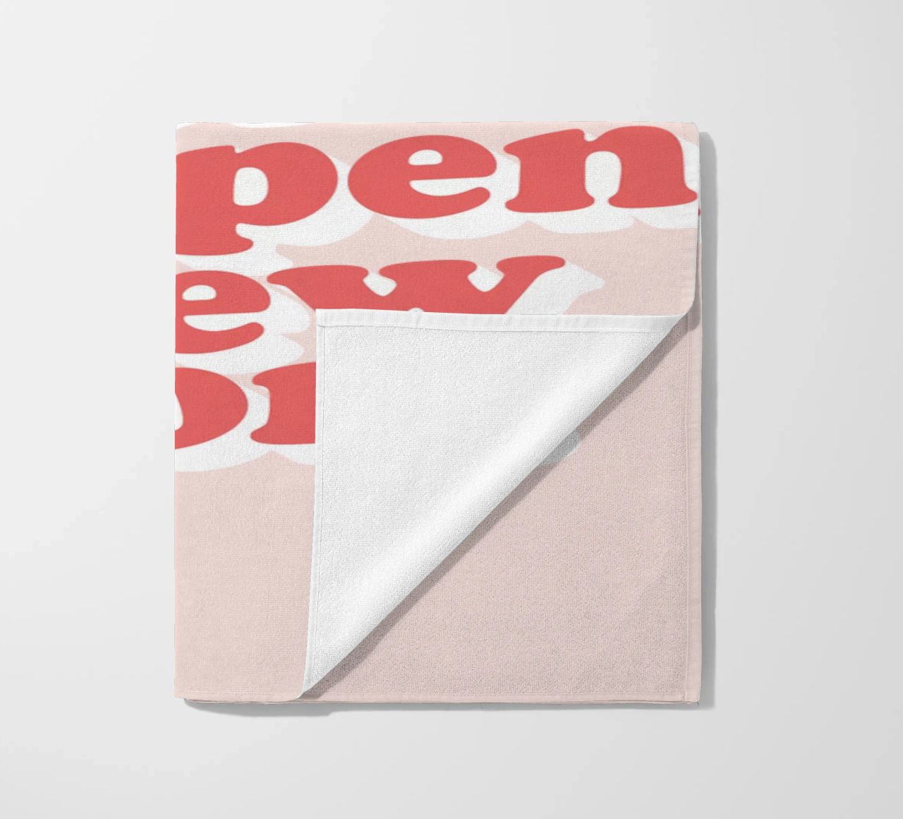Old Ways Won't Open New Doors Typography Design beach towel by THE MOTIVATED TYPE