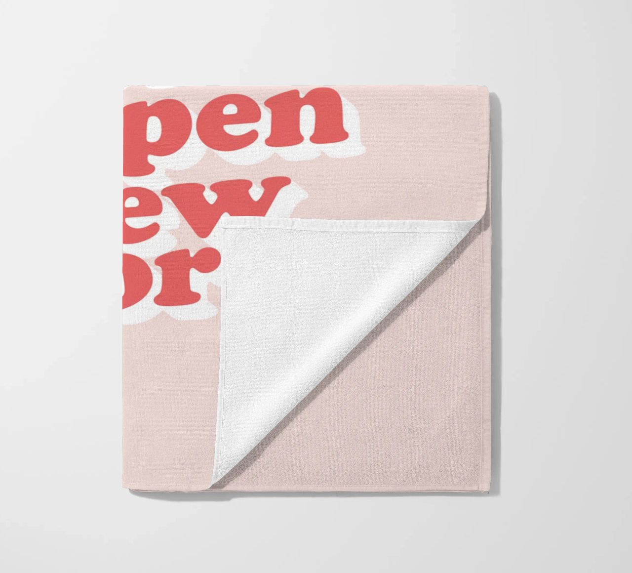 Old Ways Won't Open New Doors Typography Design beach towel by THE MOTIVATED TYPE