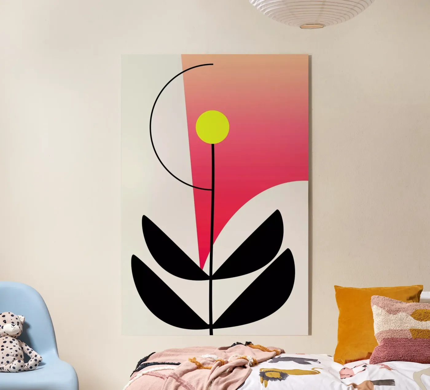 Rainbow Flower Acryl-Glas von Kubistika