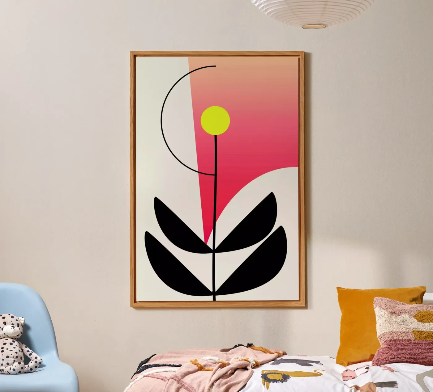 Rainbow Flower pannello forex da Kubistika