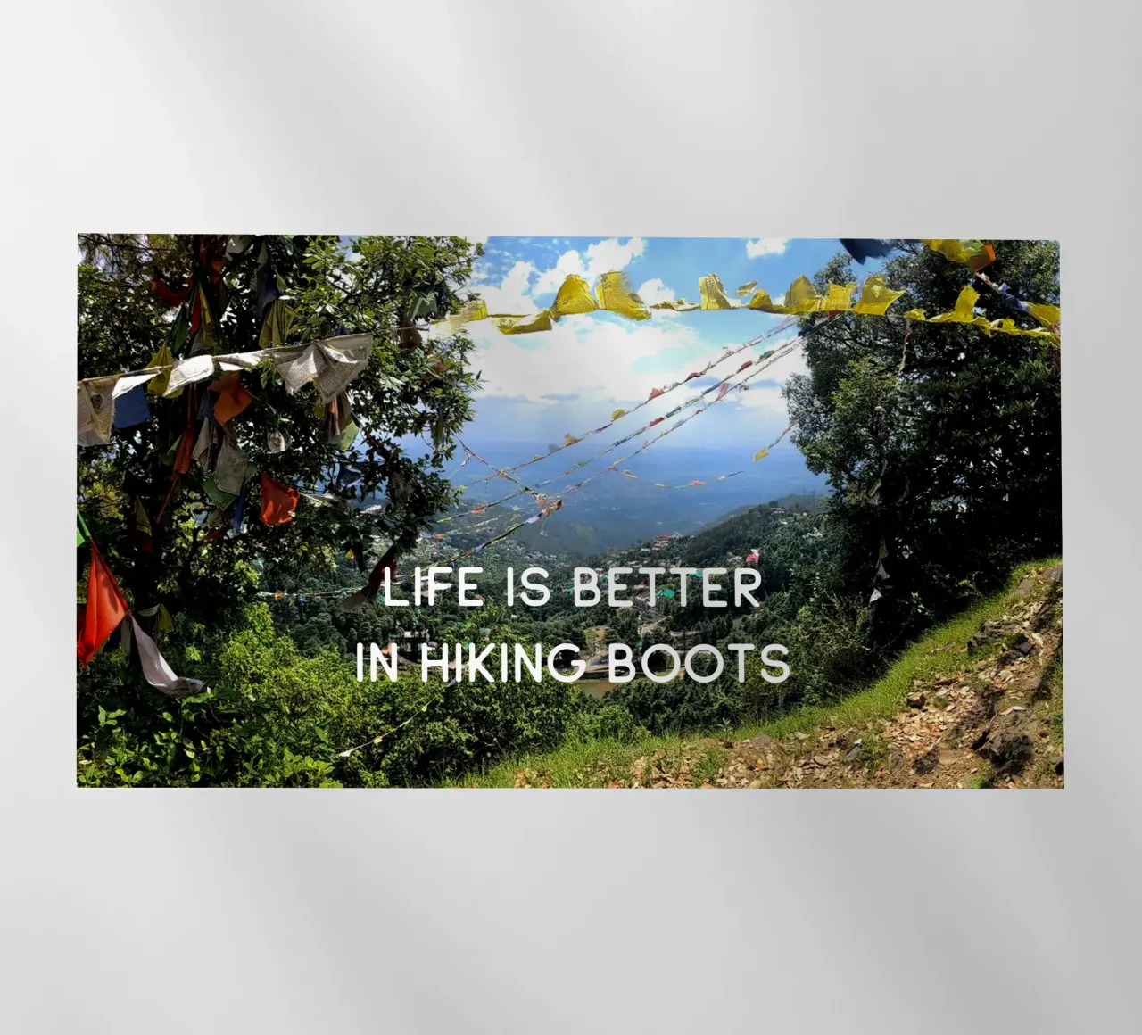 Life is better in hiking boots pellicola backlit da Happy 😃 Art 🎨 by Christine Schnoell
