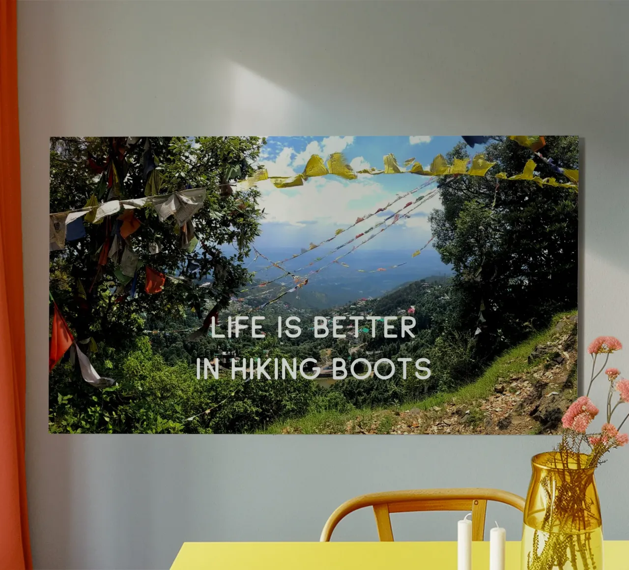 Life is better in hiking boots Forex-Platte von Happy 😃 Art 🎨 by Christine Schnoell