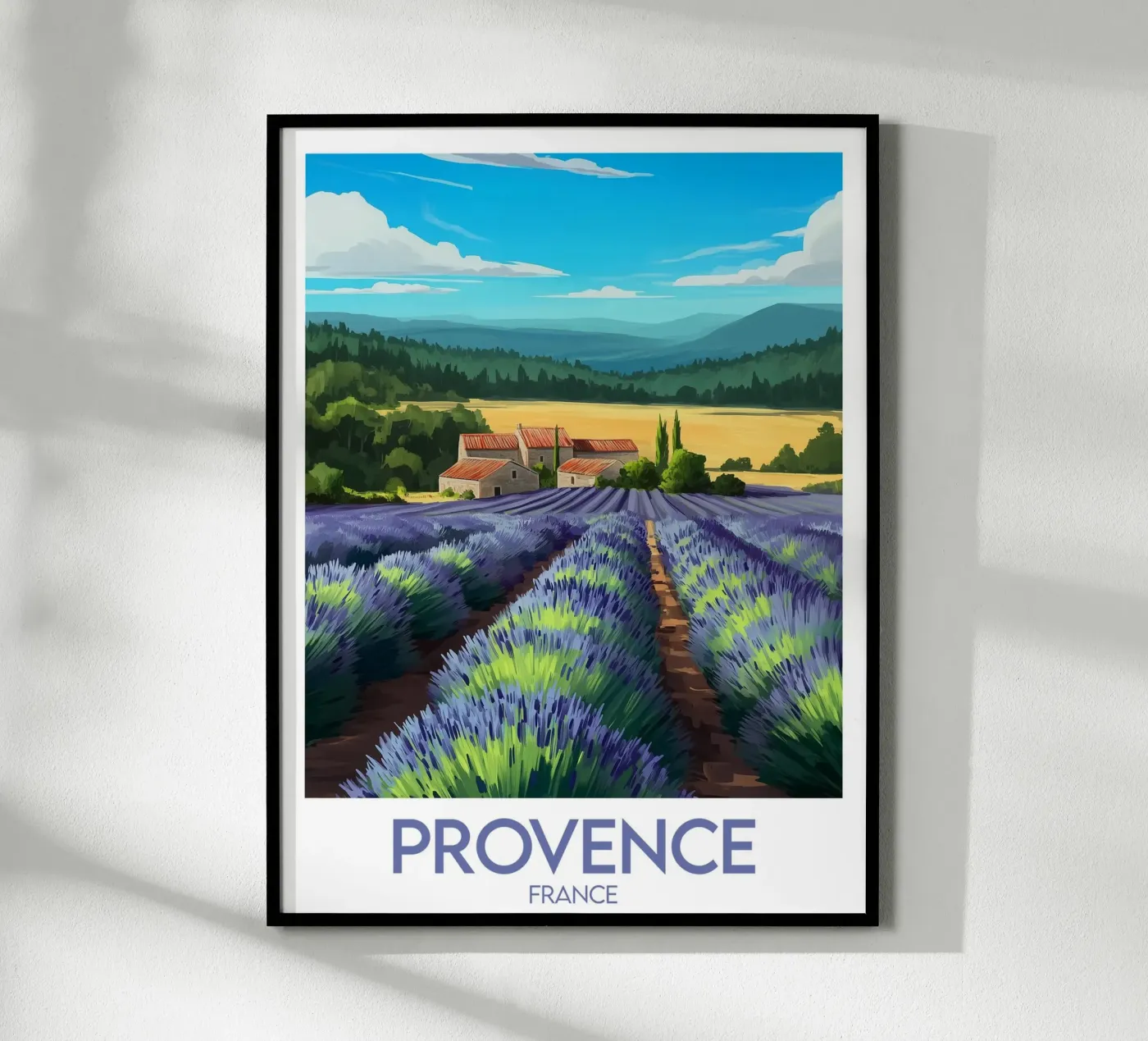 Poster Provenza Francia carta hahnemühle da Frame the World