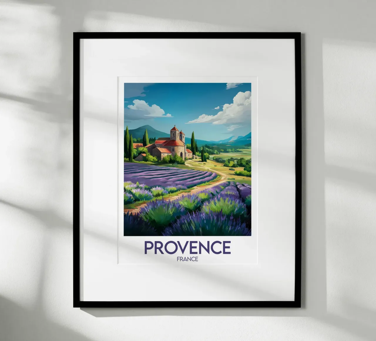 Affiche Provence France hahnemühle de Frame the World