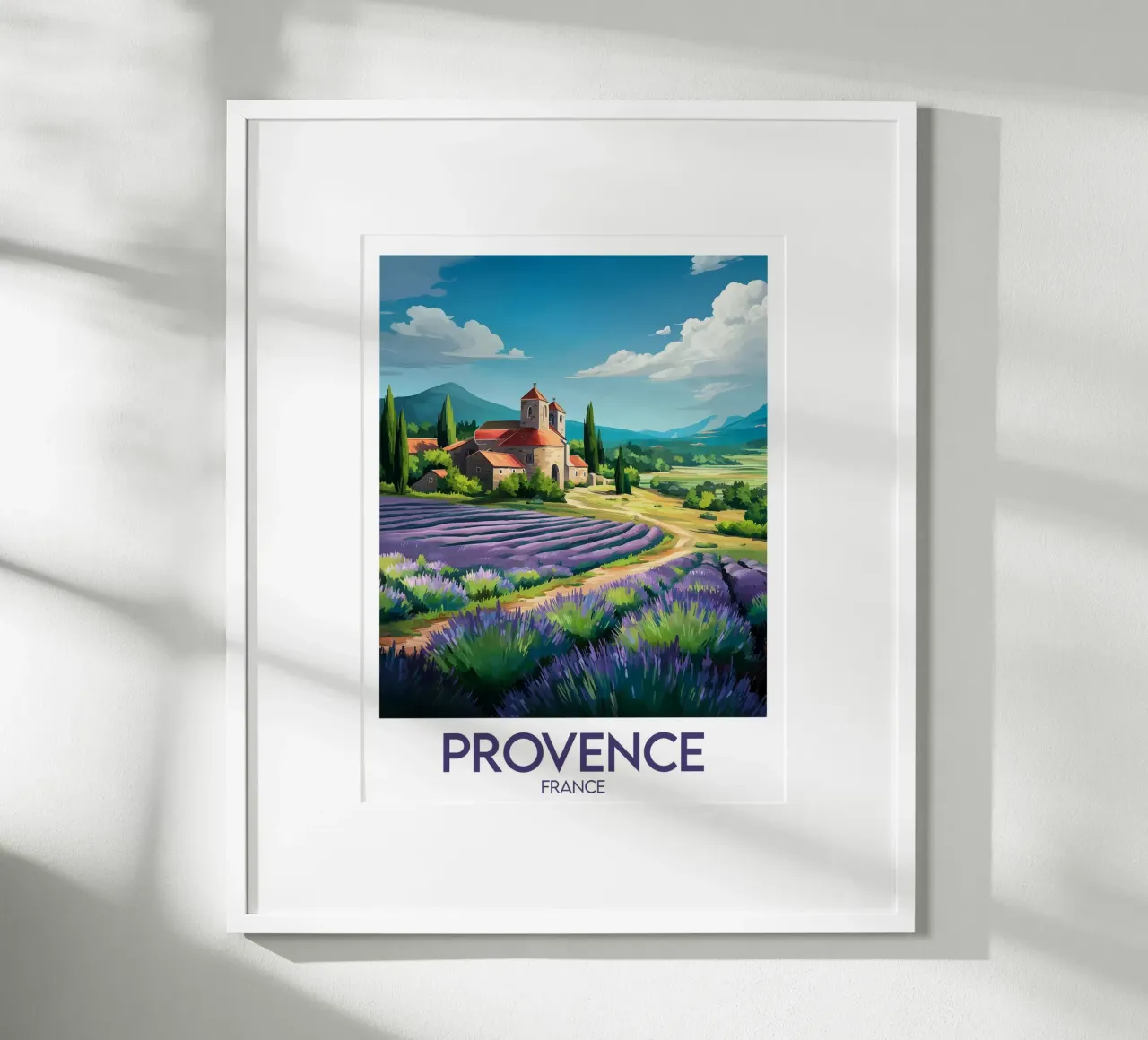 Affiche Provence France hahnemühle de Frame the World