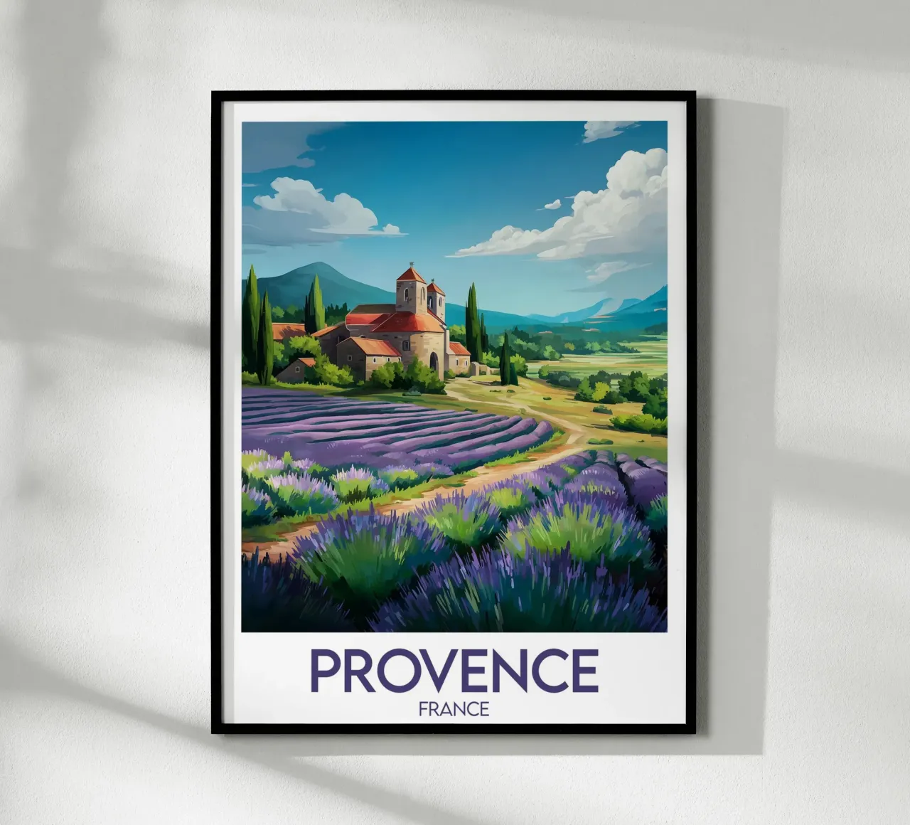 Affiche Provence France hahnemühle de Frame the World