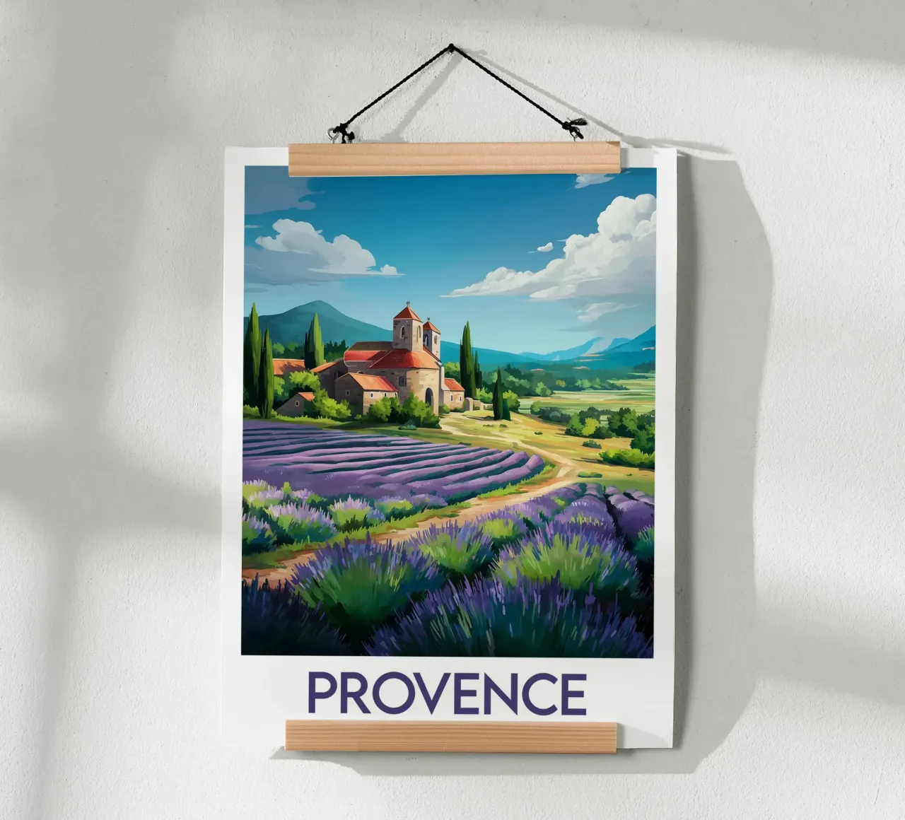Affiche Provence France hahnemühle de Frame the World